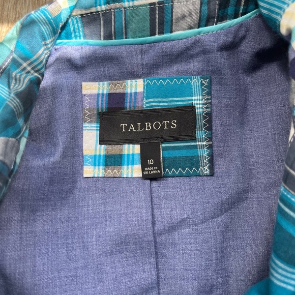 Blue patchwork blazer - Picture 4 of 5